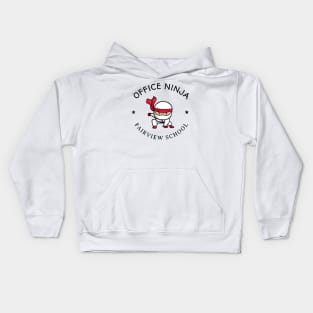 Fairview School Office Ninja  T-Shirt Kids Hoodie